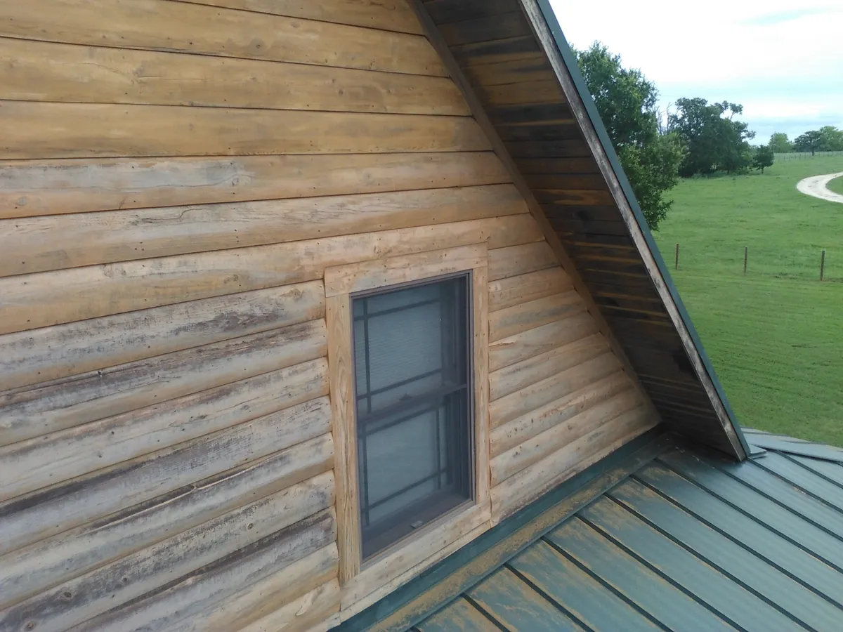 Log home mold removal