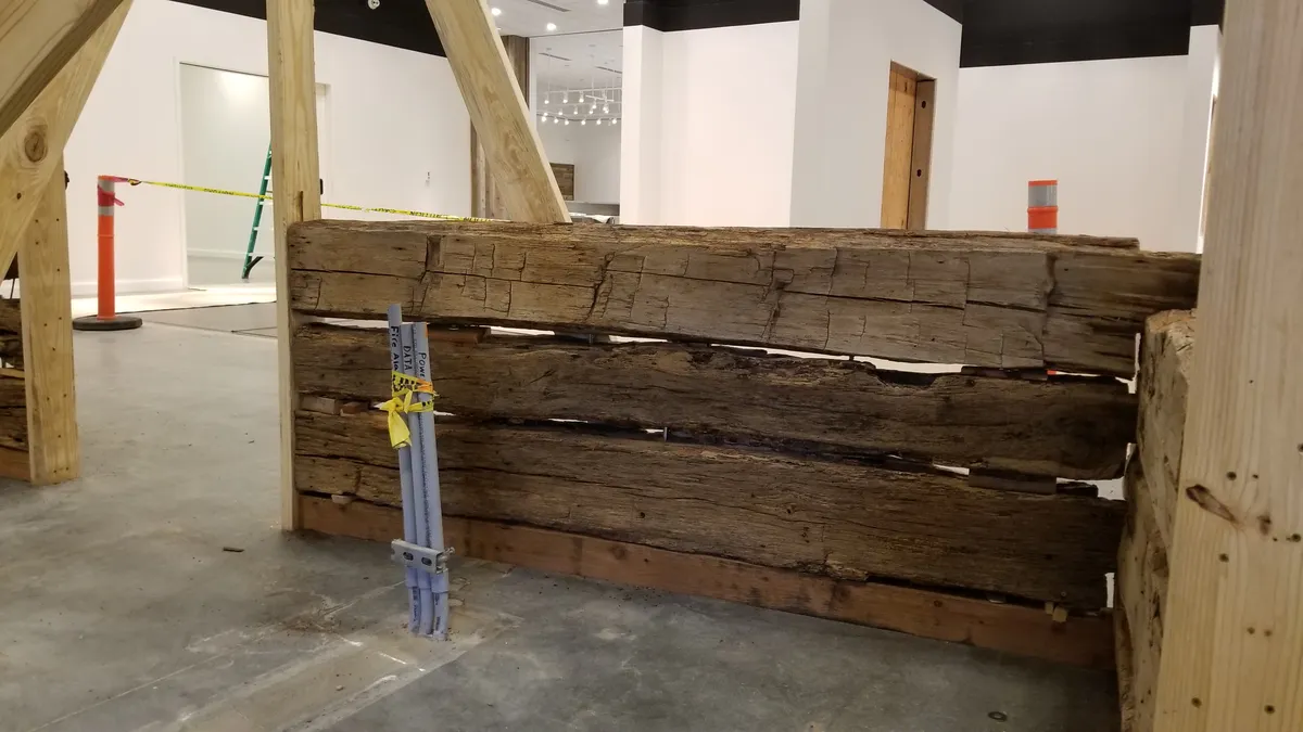 San Felipe de Austin cabin restoration