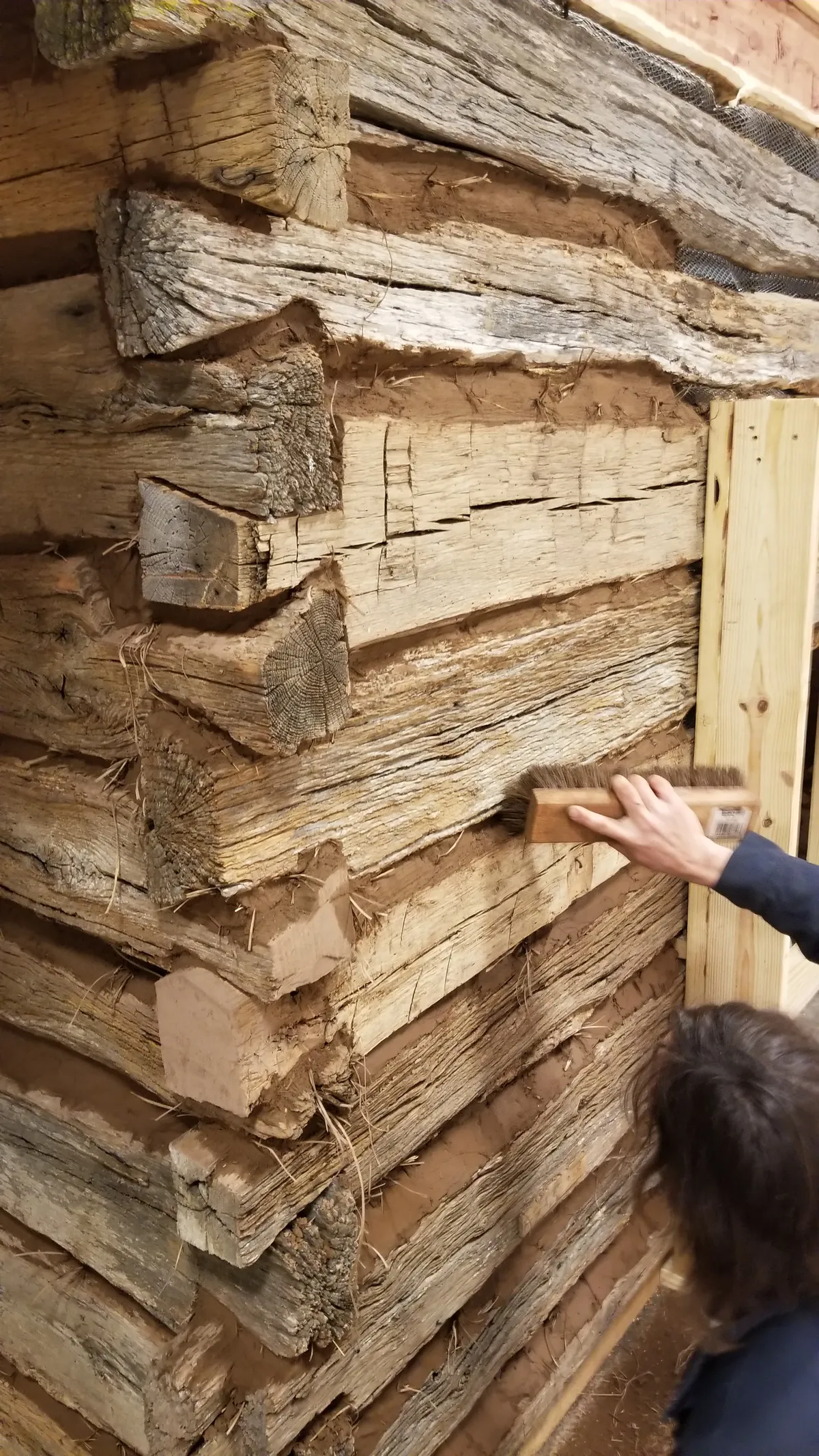 San Felipe de Austin cabin restoration
