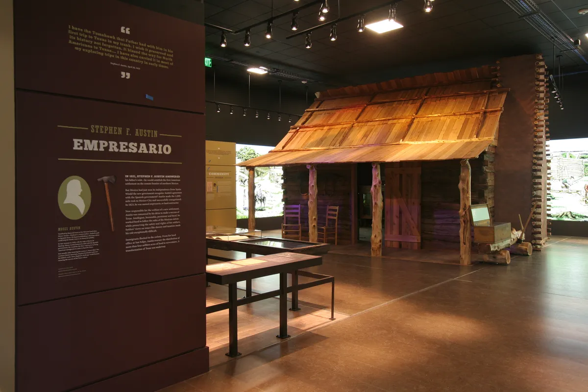 San Felipe de Austin cabin restoration